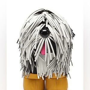 🐩NWT Shaggy Dog Unbranded Vegan Leather, SUPER ADORABLE Shoulder/ Crossbody Bag🐩